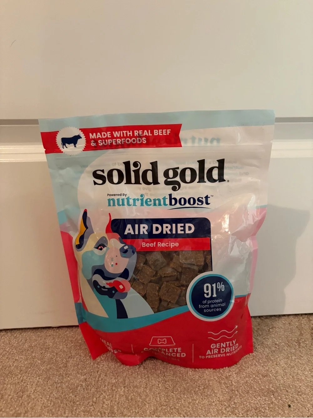 SOLID GOLD NutrientBoost Air Dried Beef Recipe